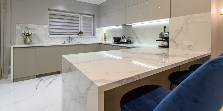 Marble Kitchen Countertop Care Service Chester County