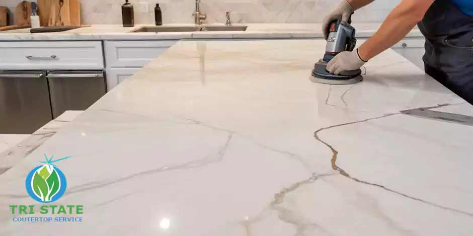 Hone Finish Marble Countertops