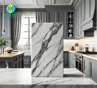 Polish Finishing Marble Countertops