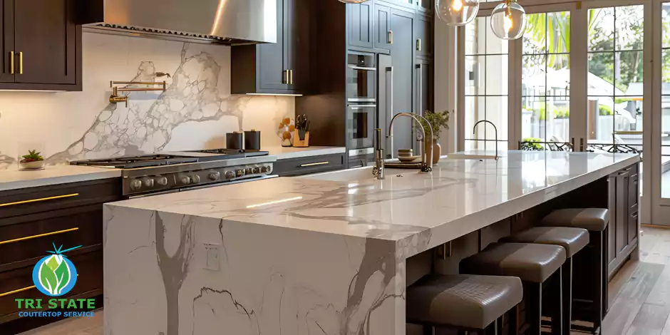 Marble Countertop Burn Repair Service