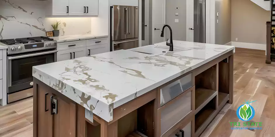 Restored Marble Kitchen Countertops Radnor