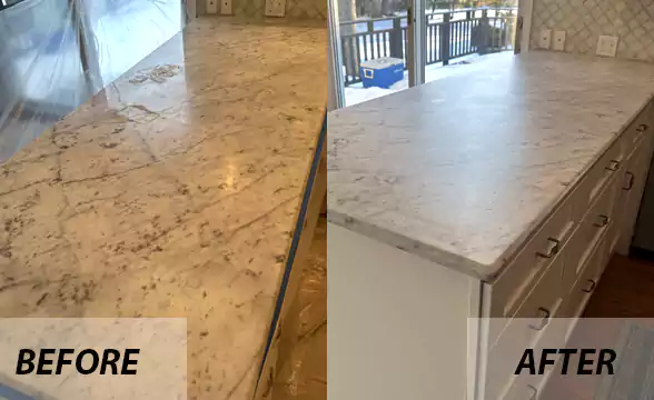 Marble Countertop Etch Repair