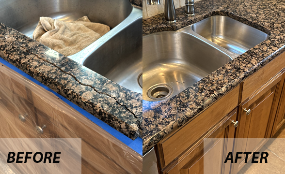 Granite Countertop Crack Repair